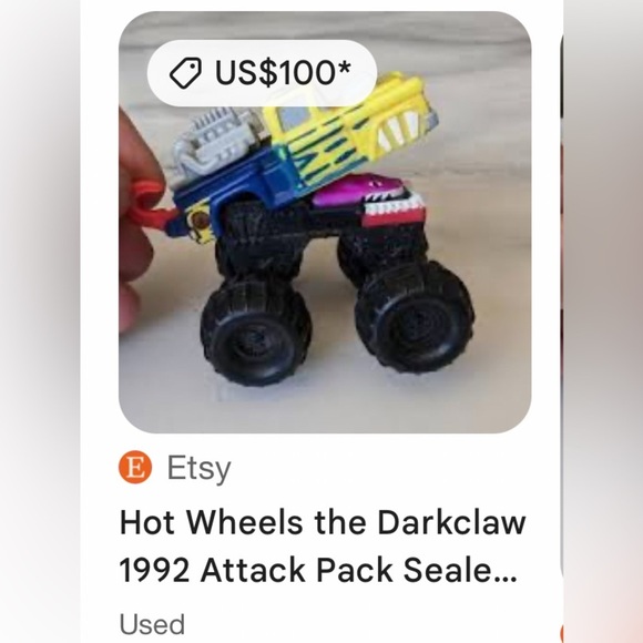 HOTWHEEL Monster truck ,Attack Pack Slaughter jaws
Monster truck 3”x2” - Picture 1 of 8